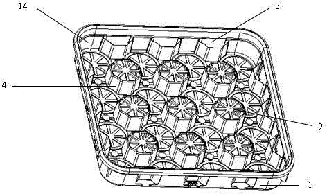 Fungal bottle basket and use method thereof in factory production