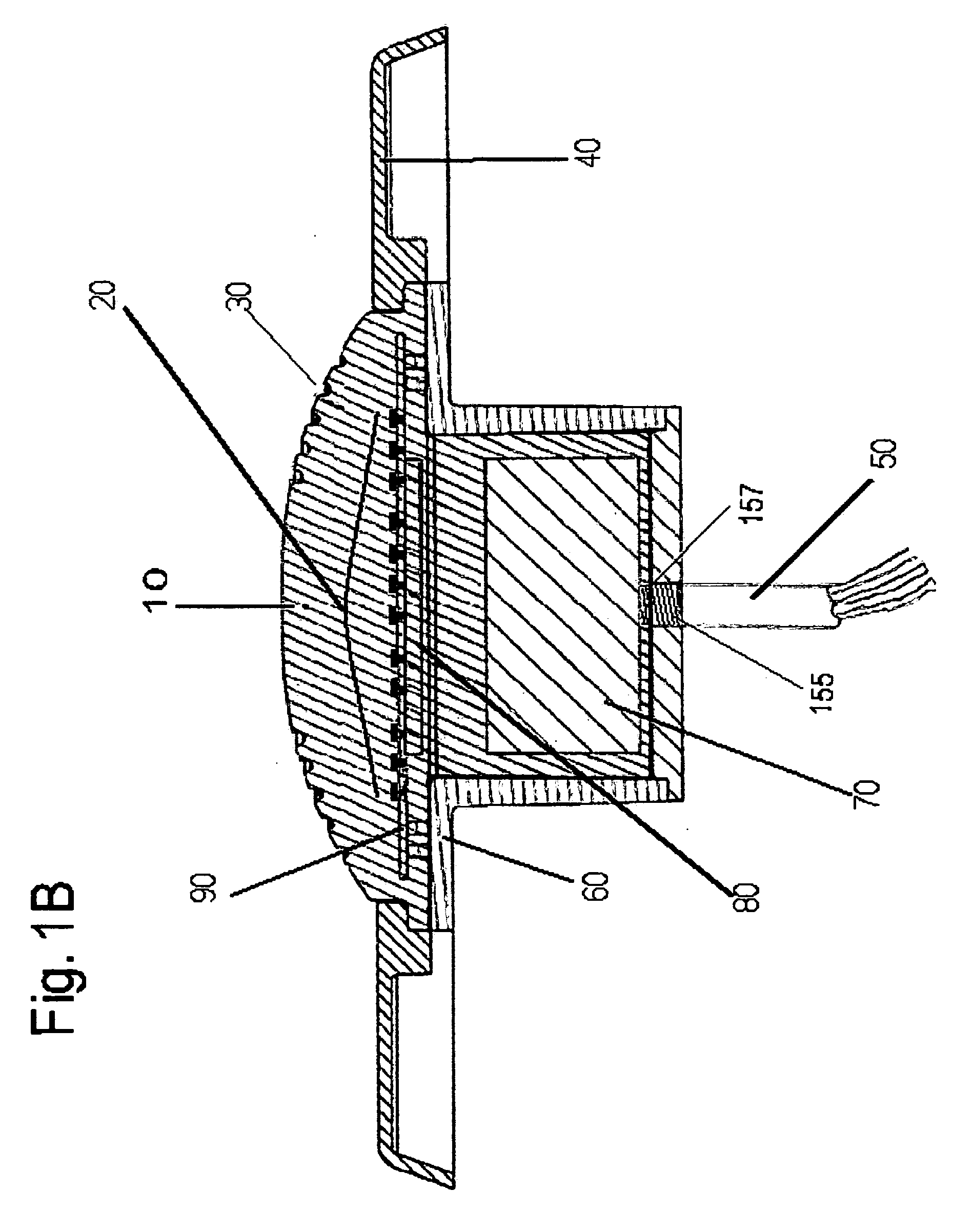 LED pool or spa light having unitary lens body