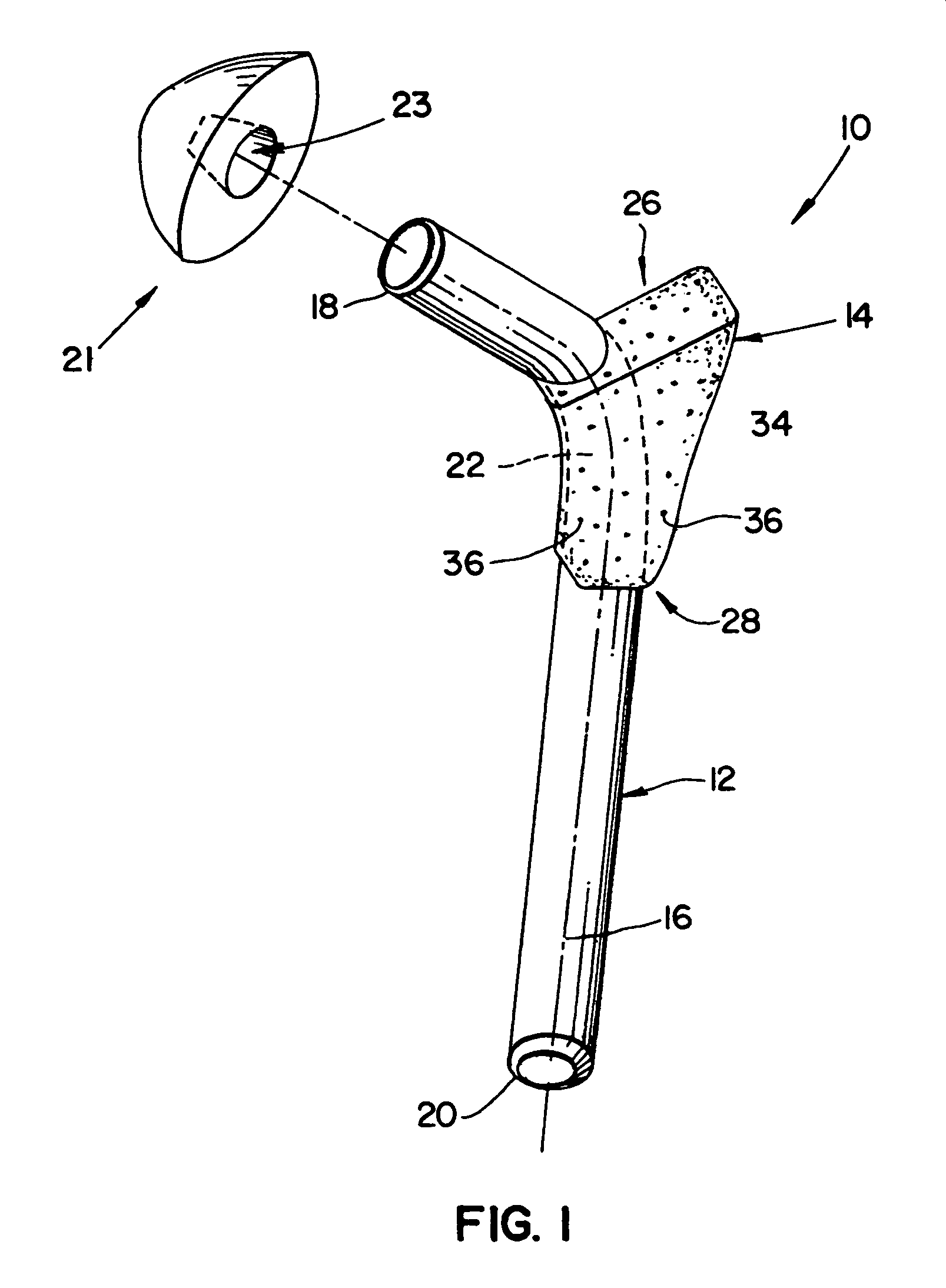 Implantable orthopedic prosthesis with textured polymeric surfaces