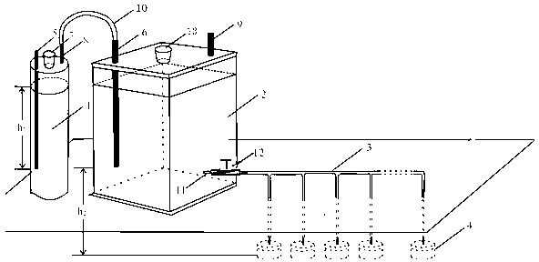 Pressure adjustable type subsurface irrigation system