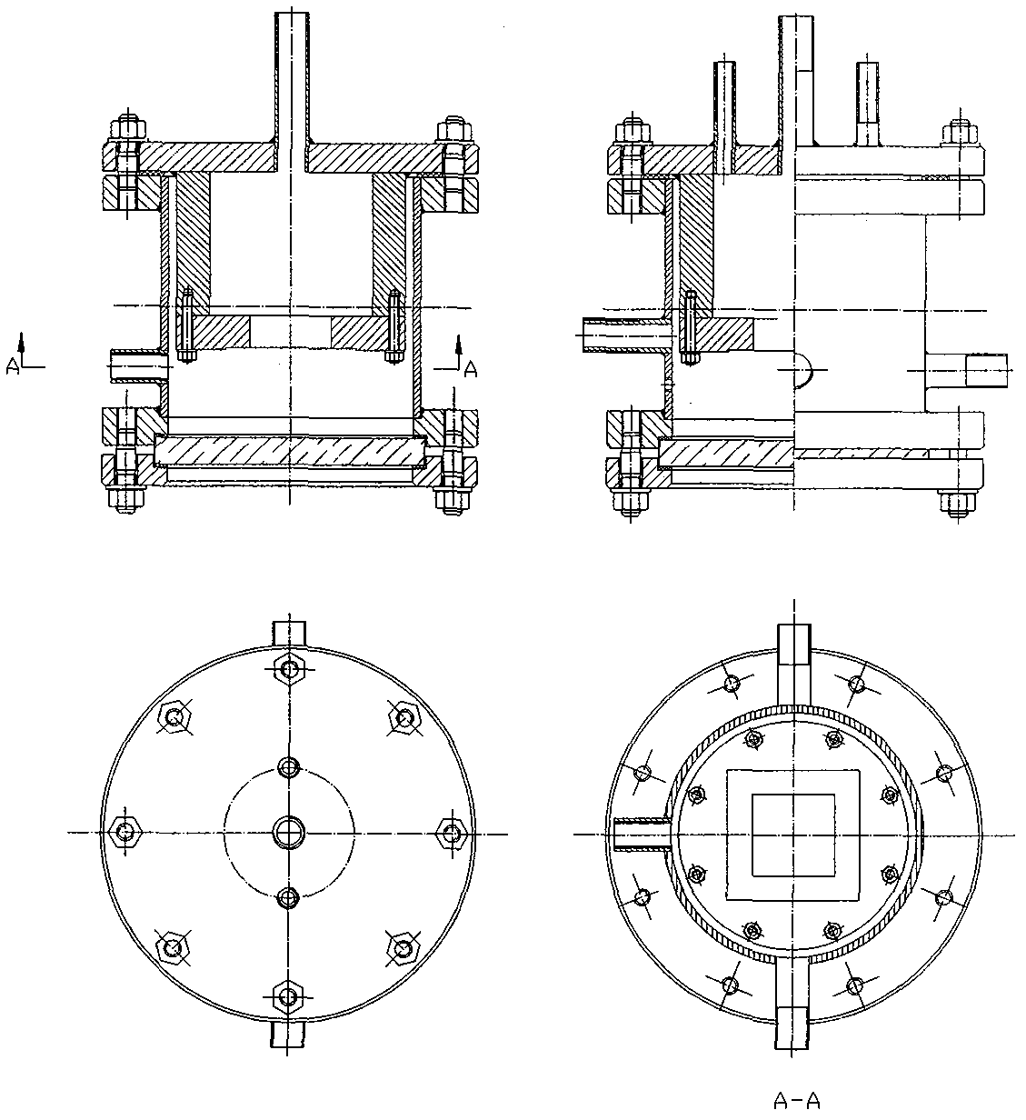 System for evaluating condensation heat transfer effect