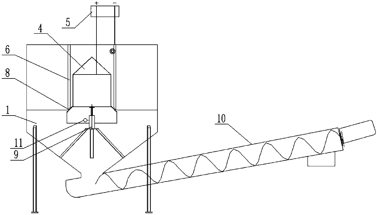 Continuous electroosmosis sludge drying device