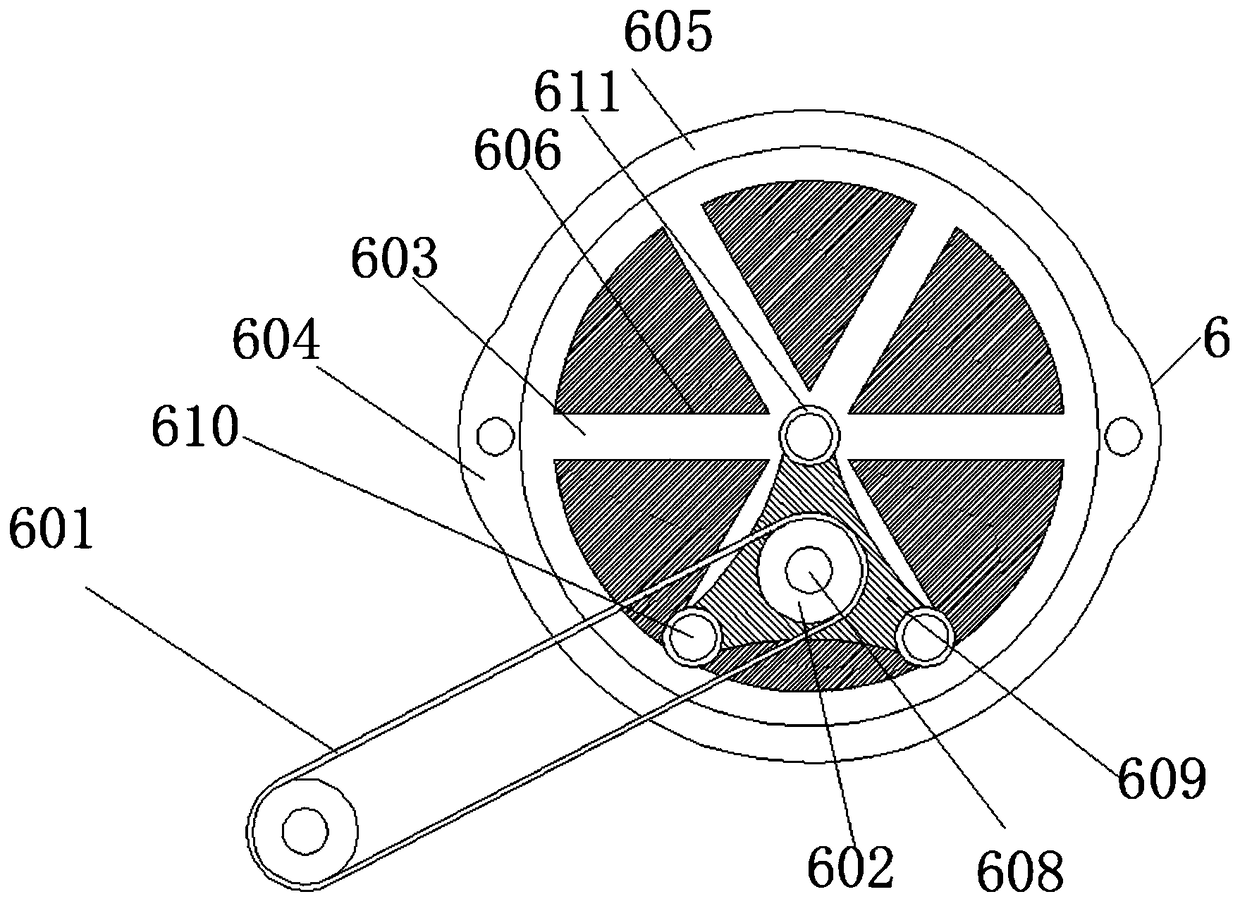 Rosemary stem and leaf separating device with alternated deep cutting-off and shallow cutting-off