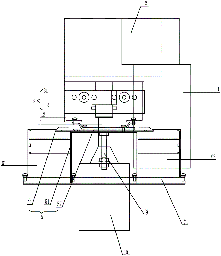 Electric mechanism for disconnecting switch for electrified railway contact net