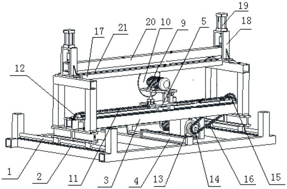 Cutting machine for PE building formwork production line