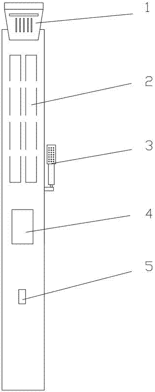 Double-liner luxury wall-mounted intelligent shower water heater and water temperature control method thereof