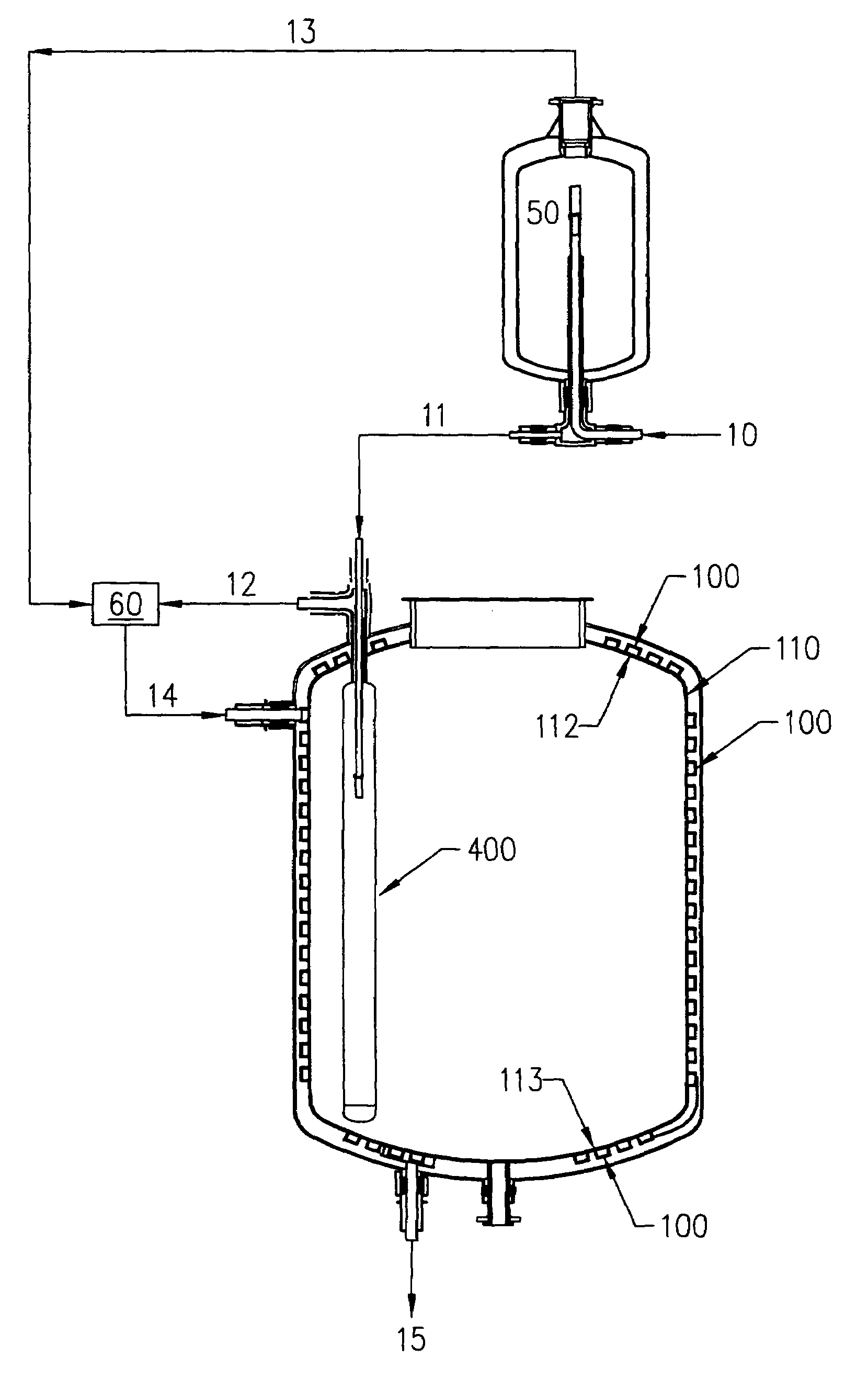 Temperature controlled reaction vessel