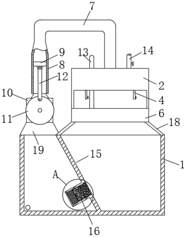 A self-circulating cleaner