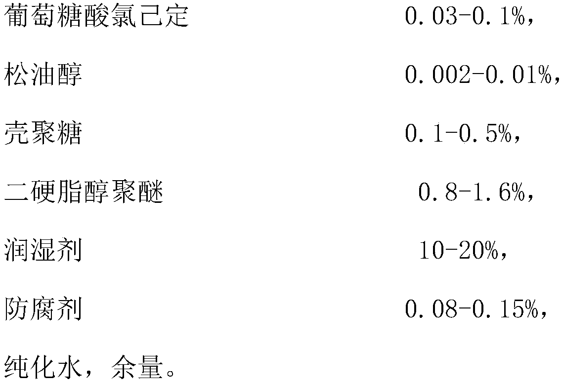 Medical ultrasonic disinfection coupling agent and preparation method thereof