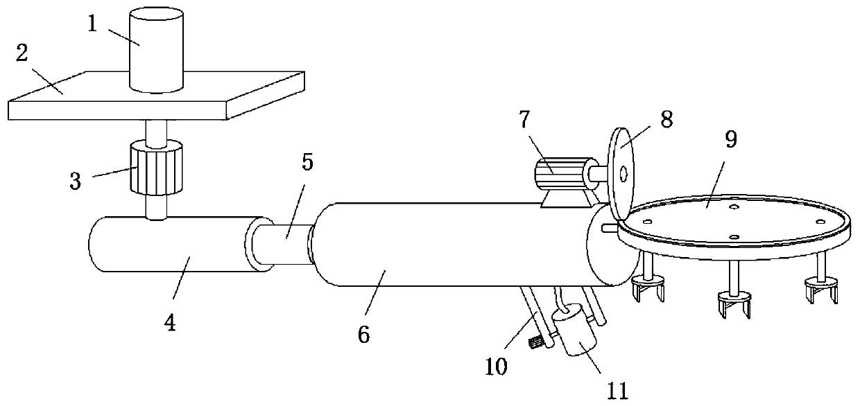 Mechanical arm of medical diagnosis and treatment surgery robot