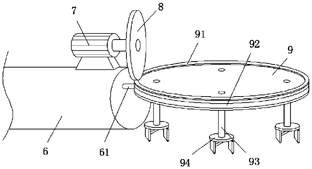 Mechanical arm of medical diagnosis and treatment surgery robot