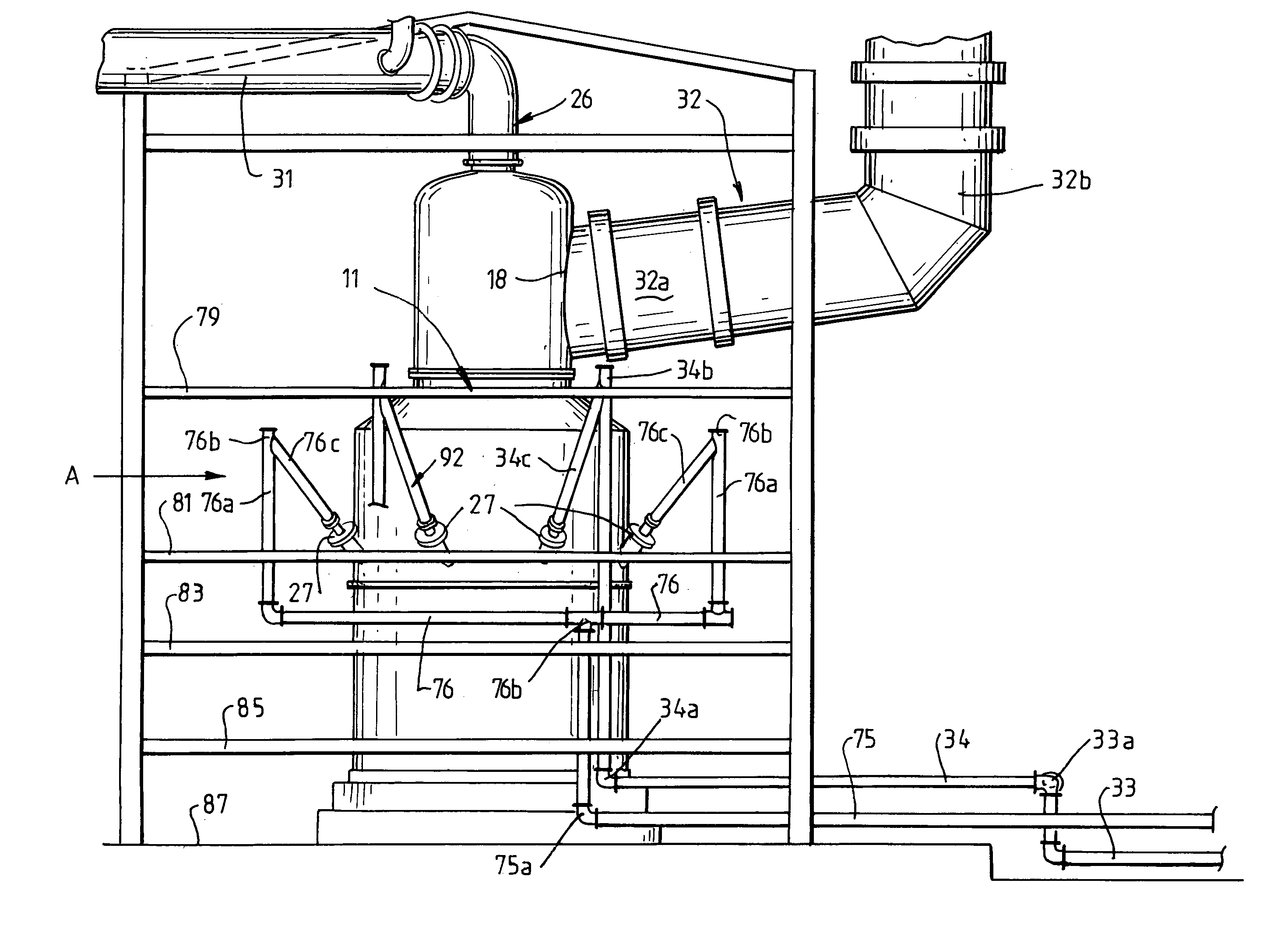 Direct smelting plant