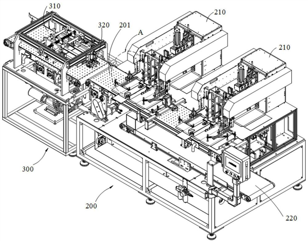 Packaging box edge folding and package forming machine