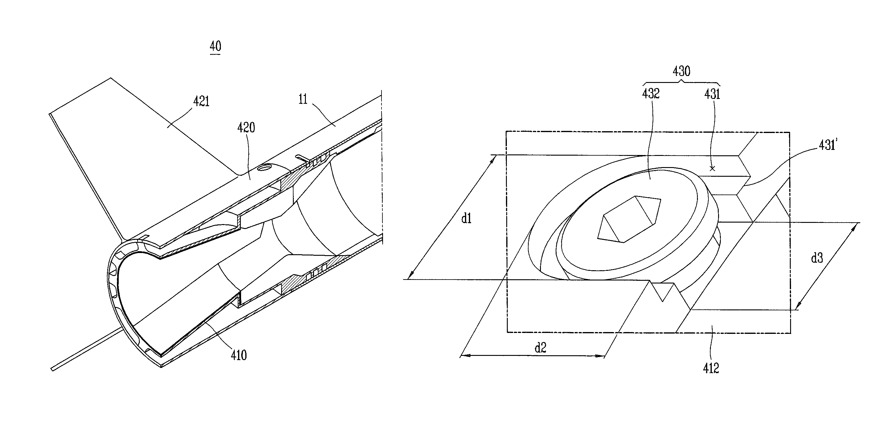 Flying object having one body wings