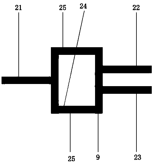 Dielectric characteristic detection device for electric small-scale samples based on near zero transmission