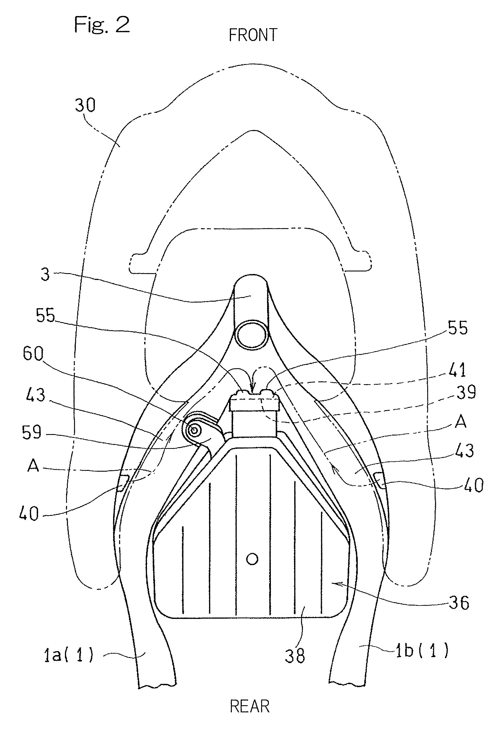 Air intake device for motorcycle