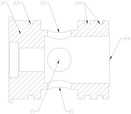 Single cylinder switching type intake valve