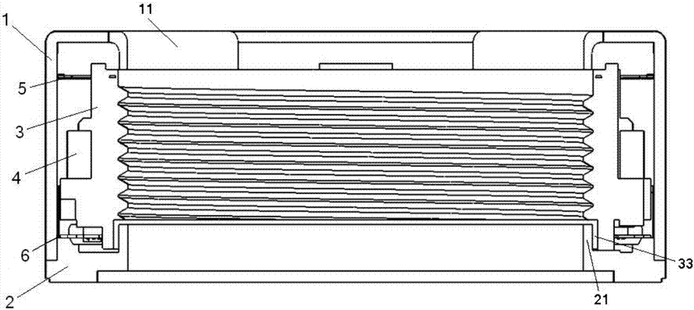 Dustproof VCM structure