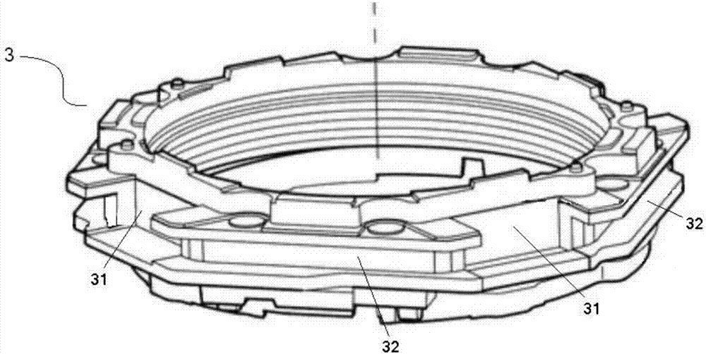 Dustproof VCM structure