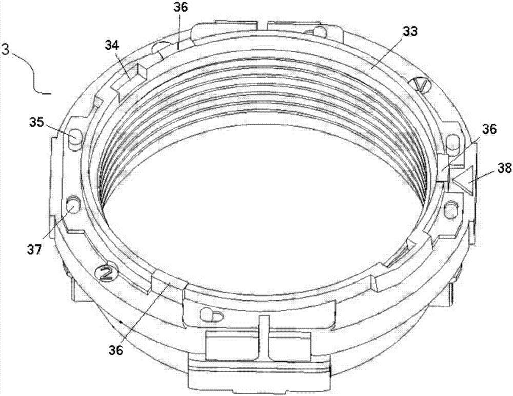 Dustproof VCM structure