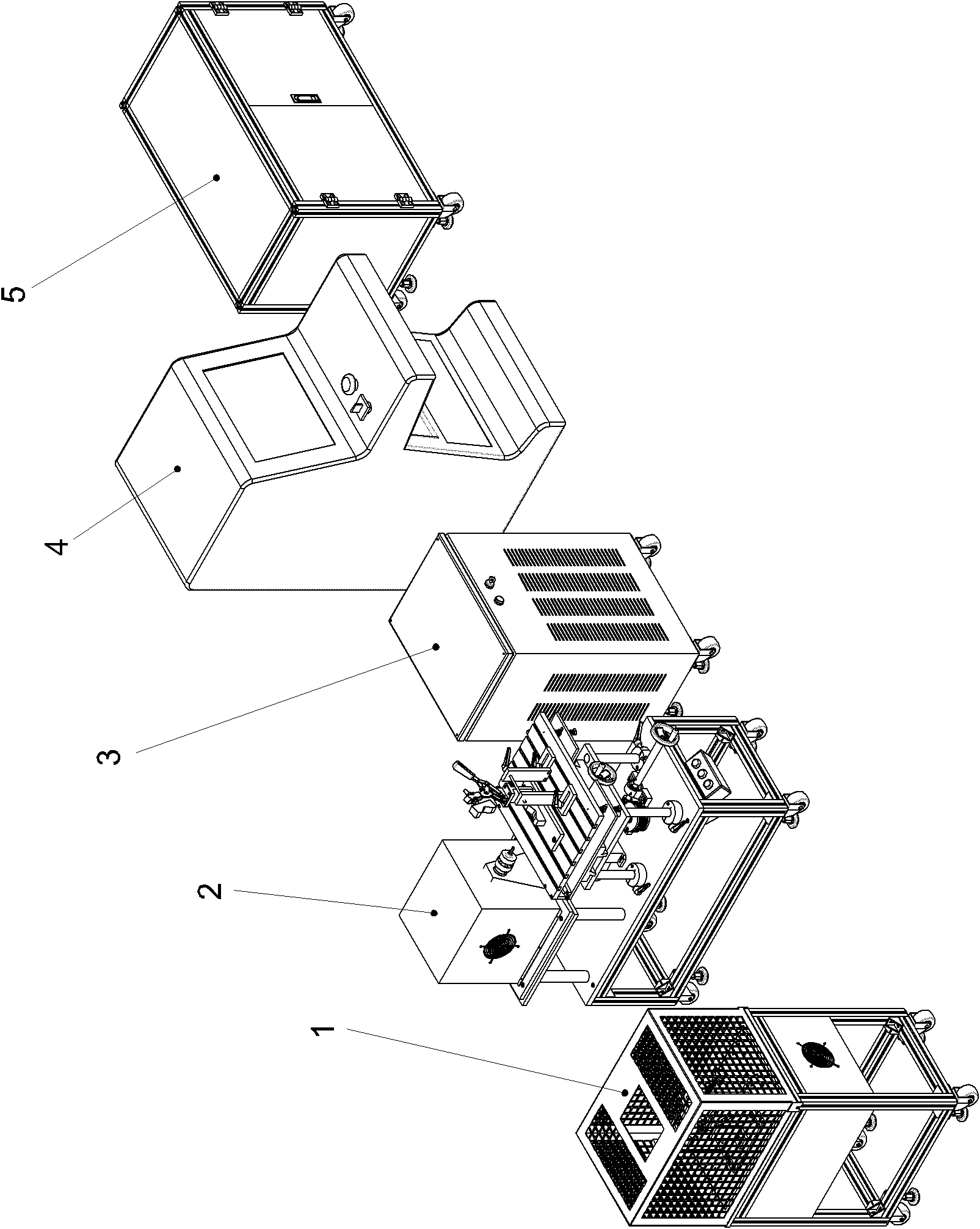 System for testing load durability of handheld electric tool and special test rack thereof