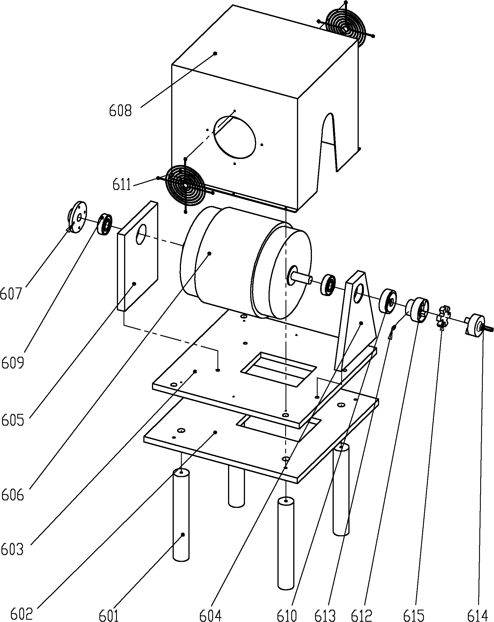 System for testing load durability of handheld electric tool and special test rack thereof