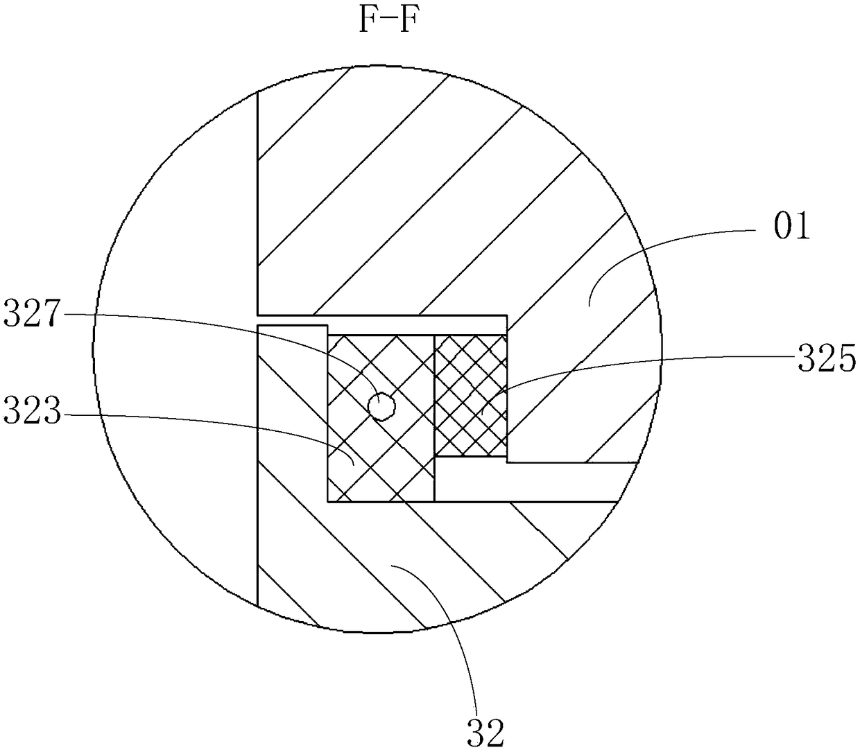 Sealing structure of foodstuff cooking equipment