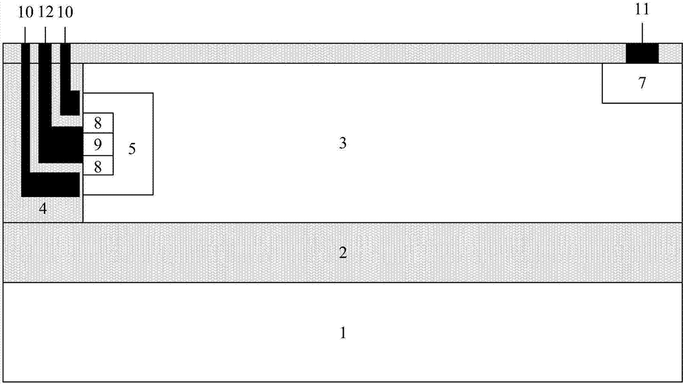 Multi-channel horizontal high-voltage device