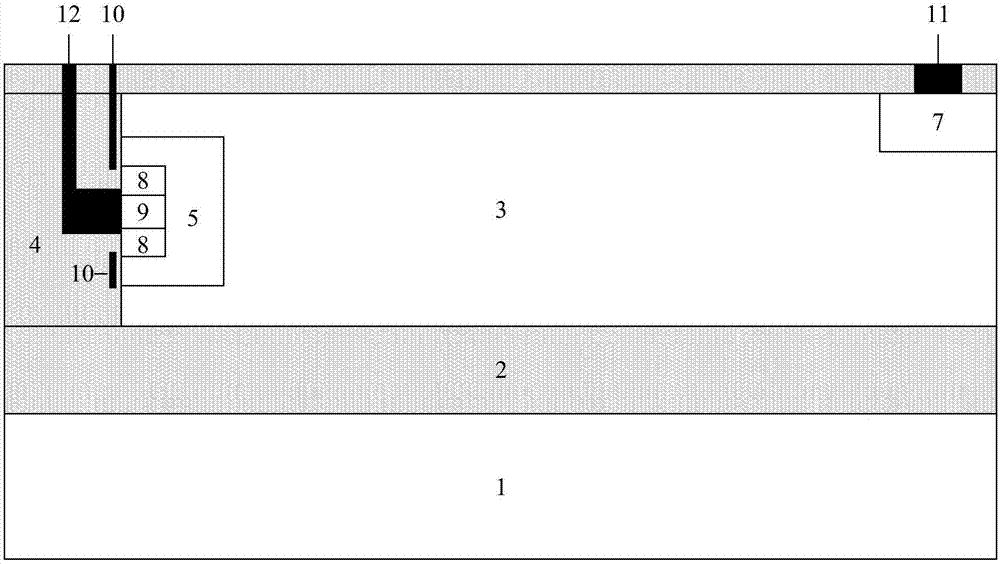 Multi-channel horizontal high-voltage device