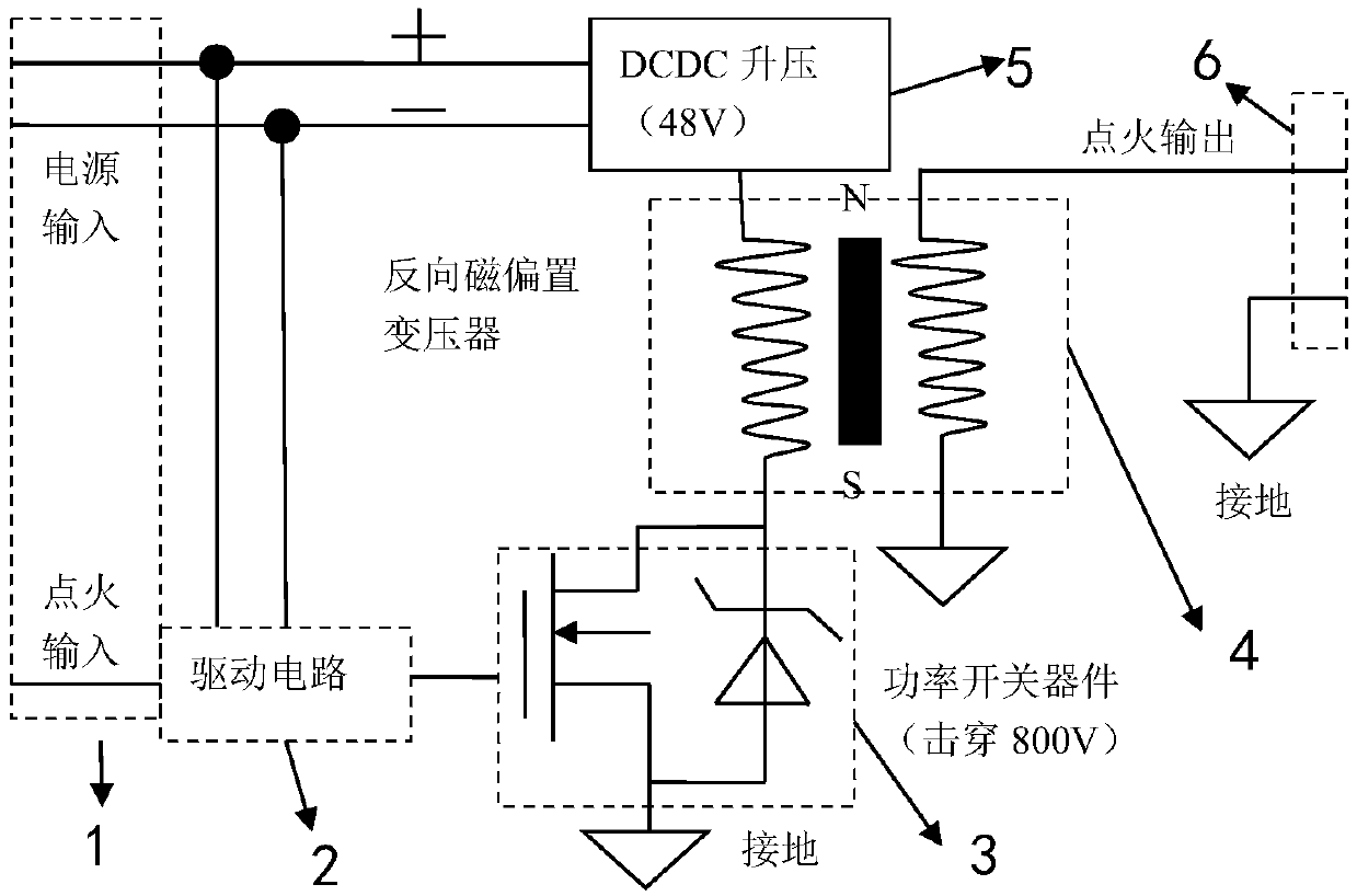 An integrated high-energy ignition system for an engine