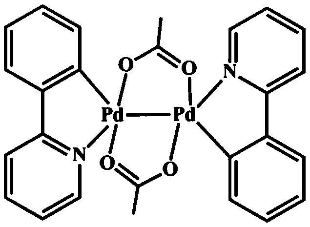 A kind of 2-phenylpyridine dinuclear palladium (ii) complex and its preparation method and application