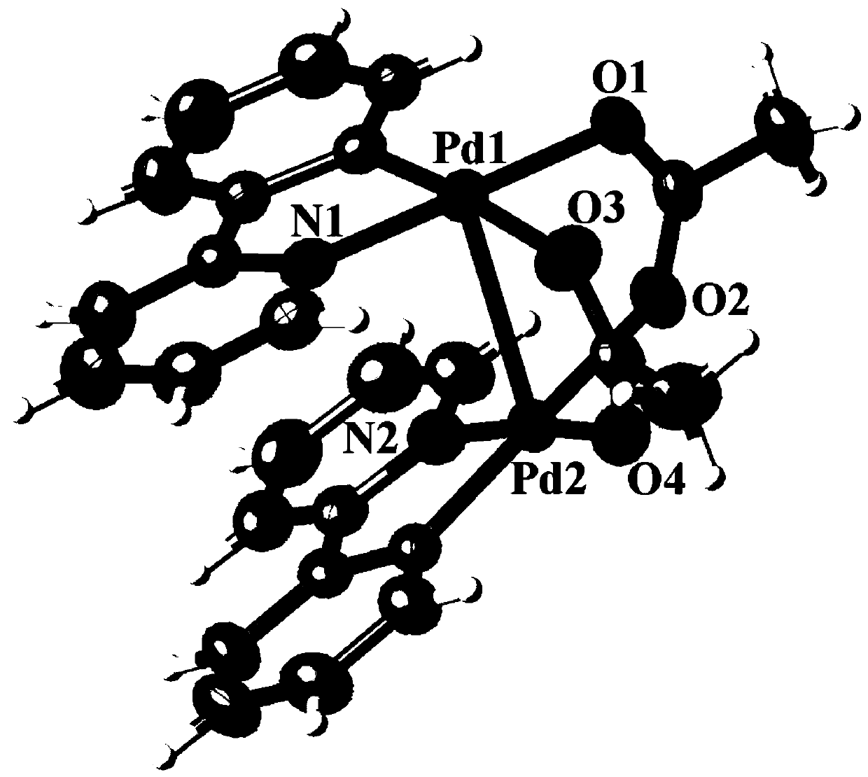 A kind of 2-phenylpyridine dinuclear palladium (ii) complex and its preparation method and application