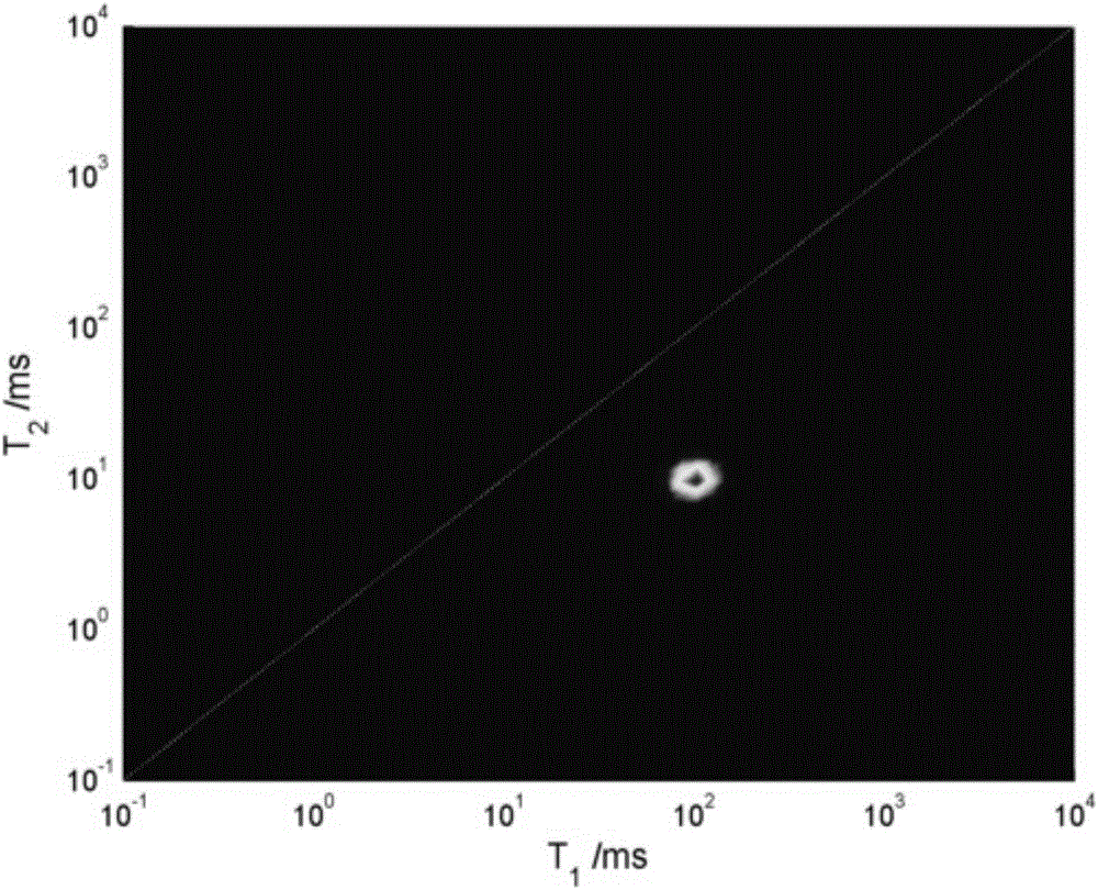 Low-field nuclear magnetic resonance two-dimensional spectrum inversion algorithm