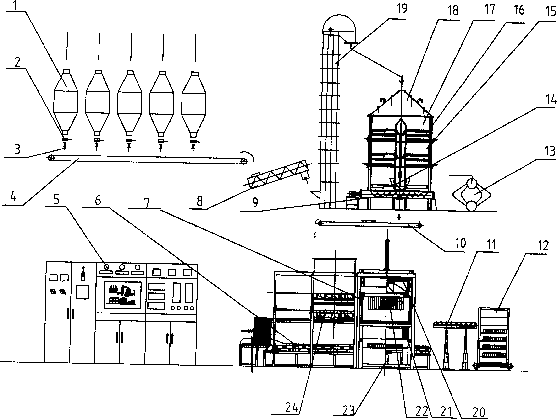 Fly ash brick unbaking shaping method