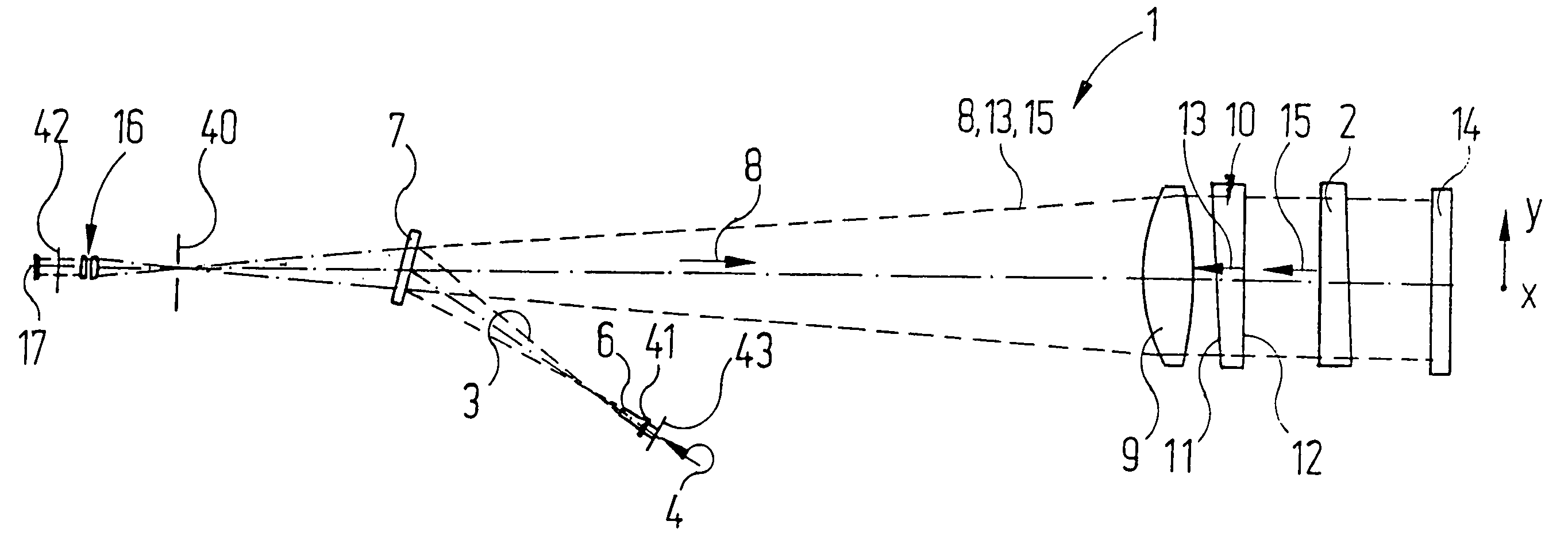 Interferometric measurement device for determining the birefringence in a transparent object