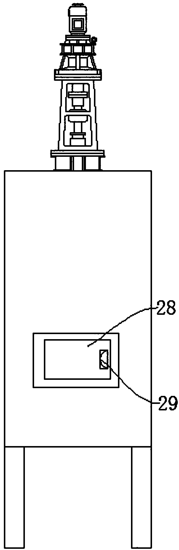 Layered filter device and method for sludge treatment