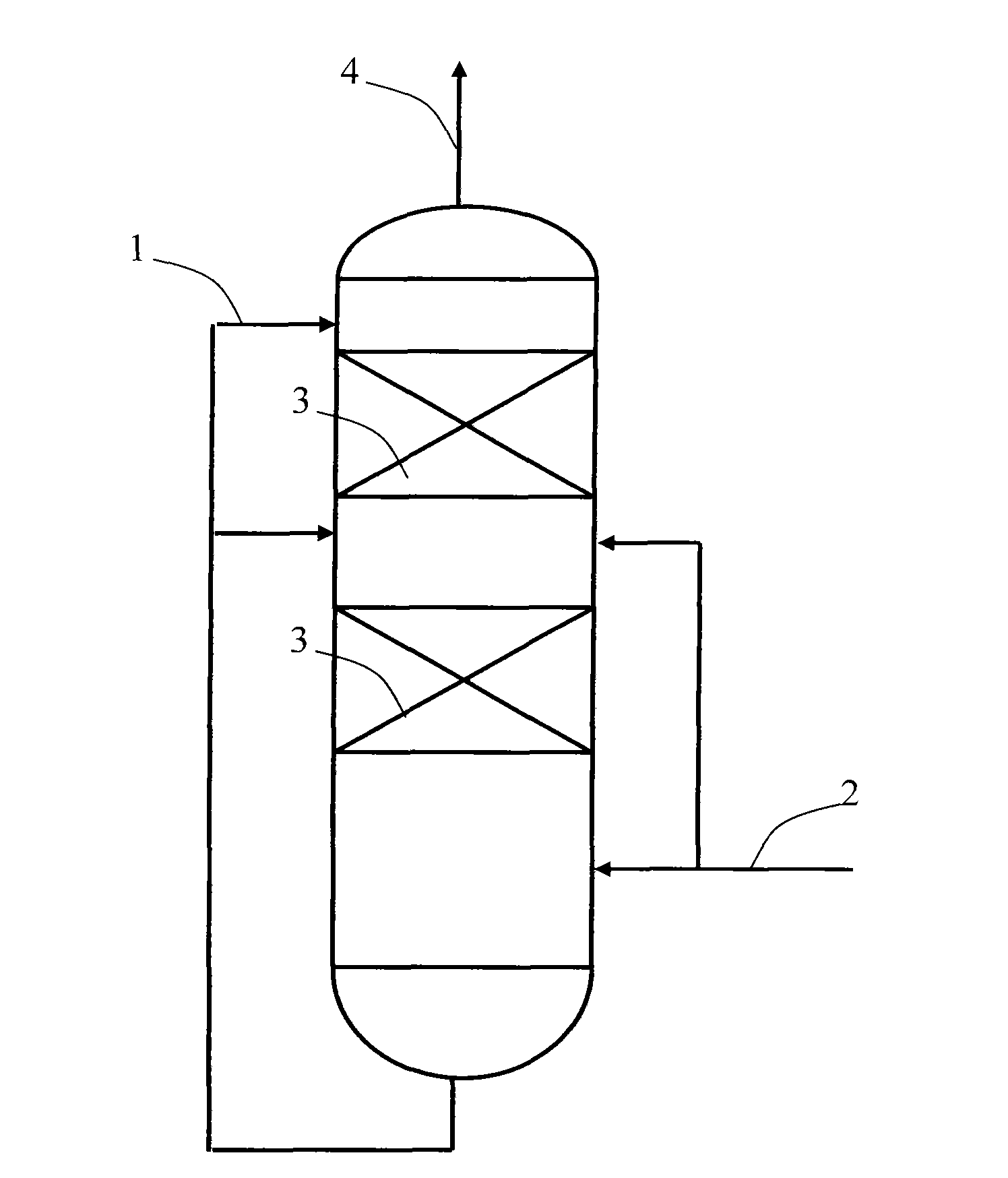 Concentration homogenization method of hydrocarbon-containing waste gas