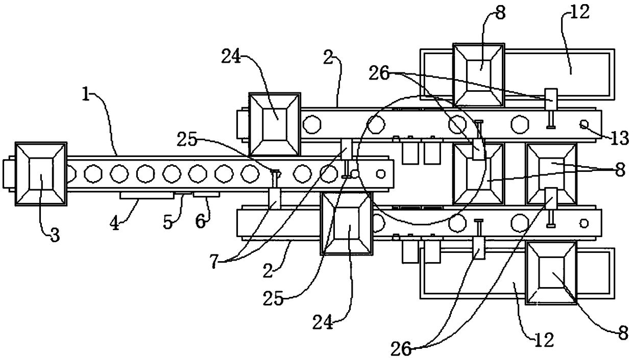 Full-automatic navel orange sorting device