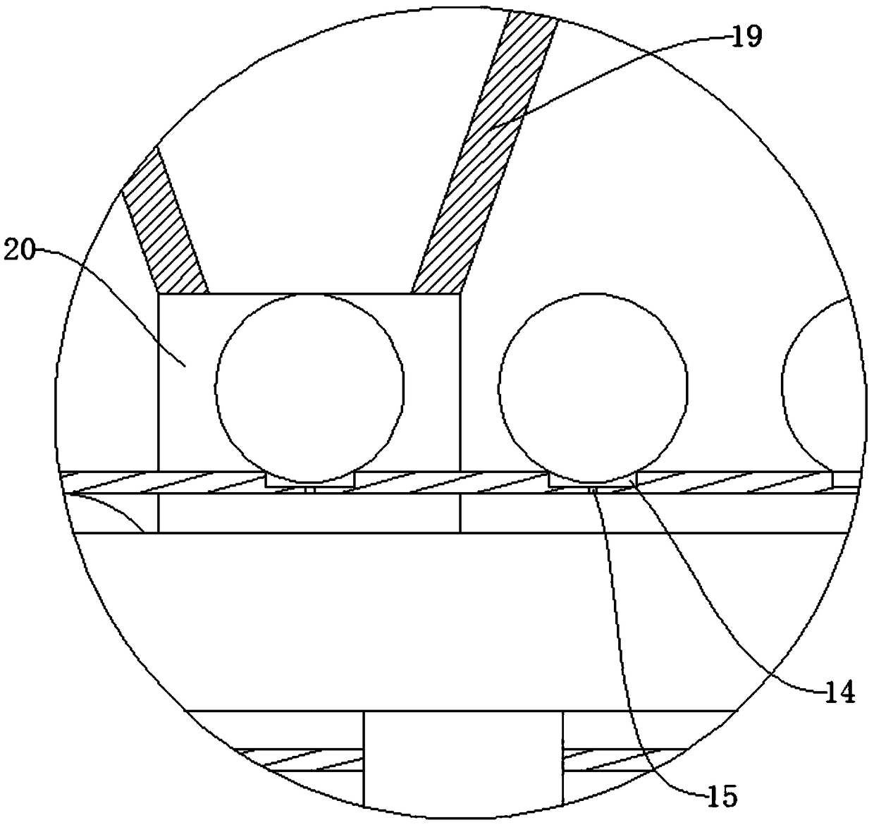 Full-automatic navel orange sorting device