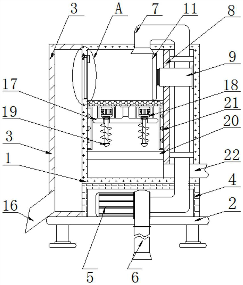 Efficient treatment device for underground water pollution