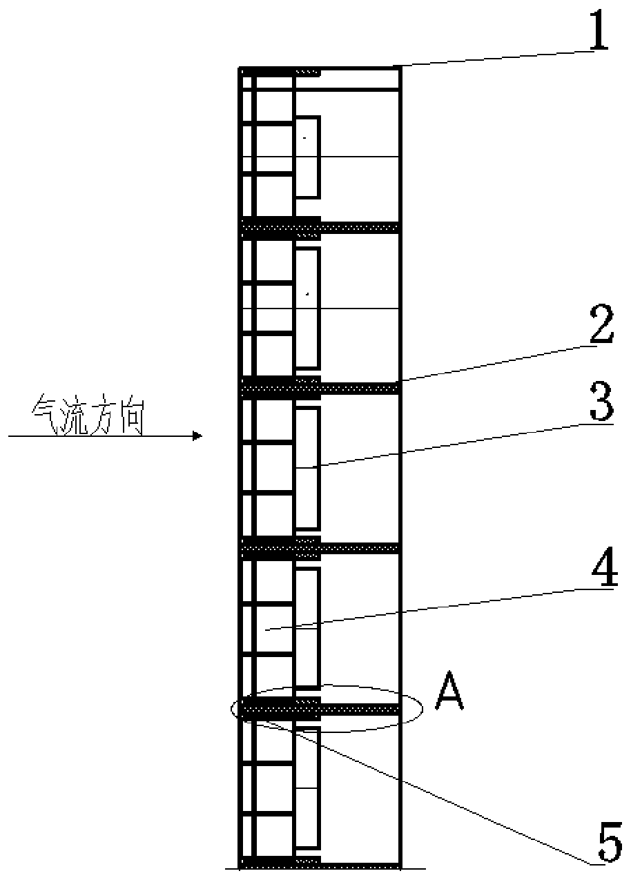 Detachable metal sintering silk screen noise reduction device