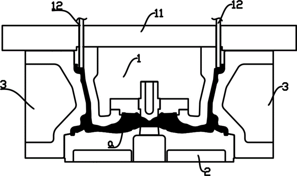 Demolding driving mechanism for casting mold