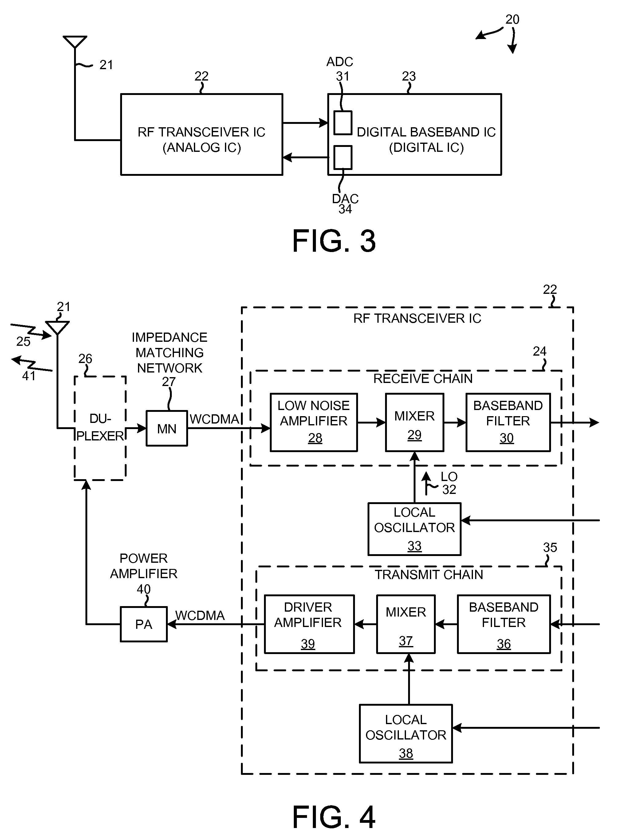 Degenerated passive mixer in saw-less receiver