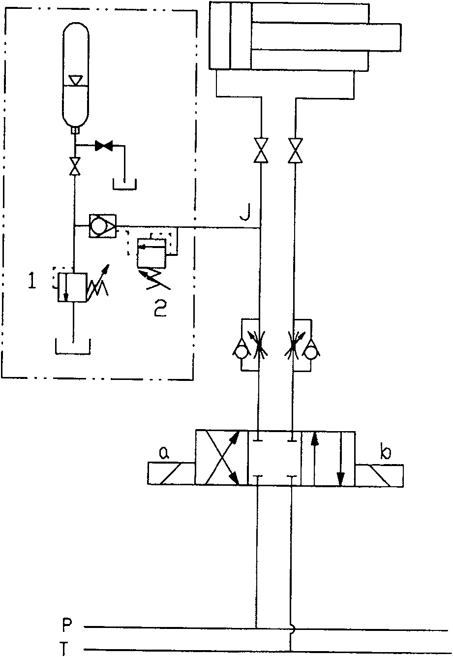 Energy-saving method for stainless strip sulfuric acid refining continuous annealing production line hydraulic stations