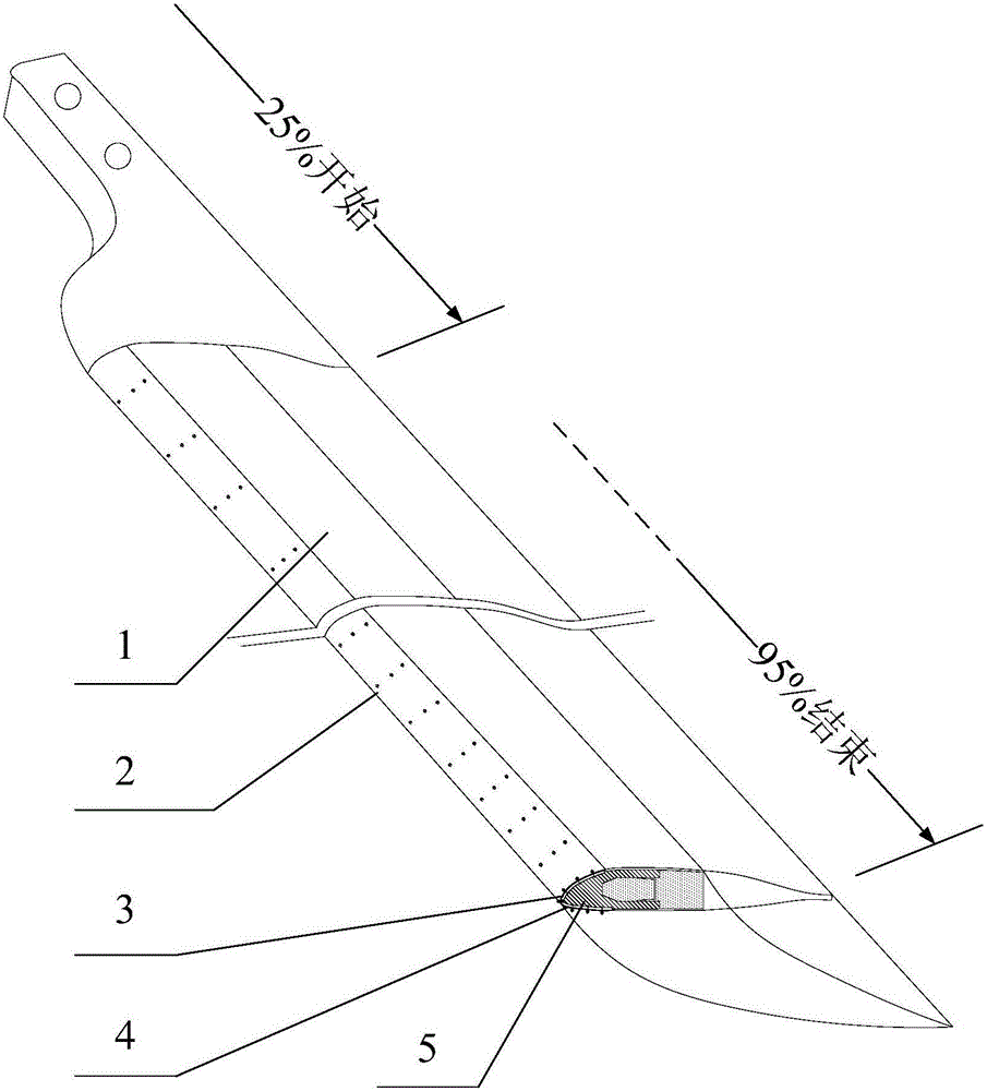 Icing-preventing and deicing device for jetting type helicopter rotor