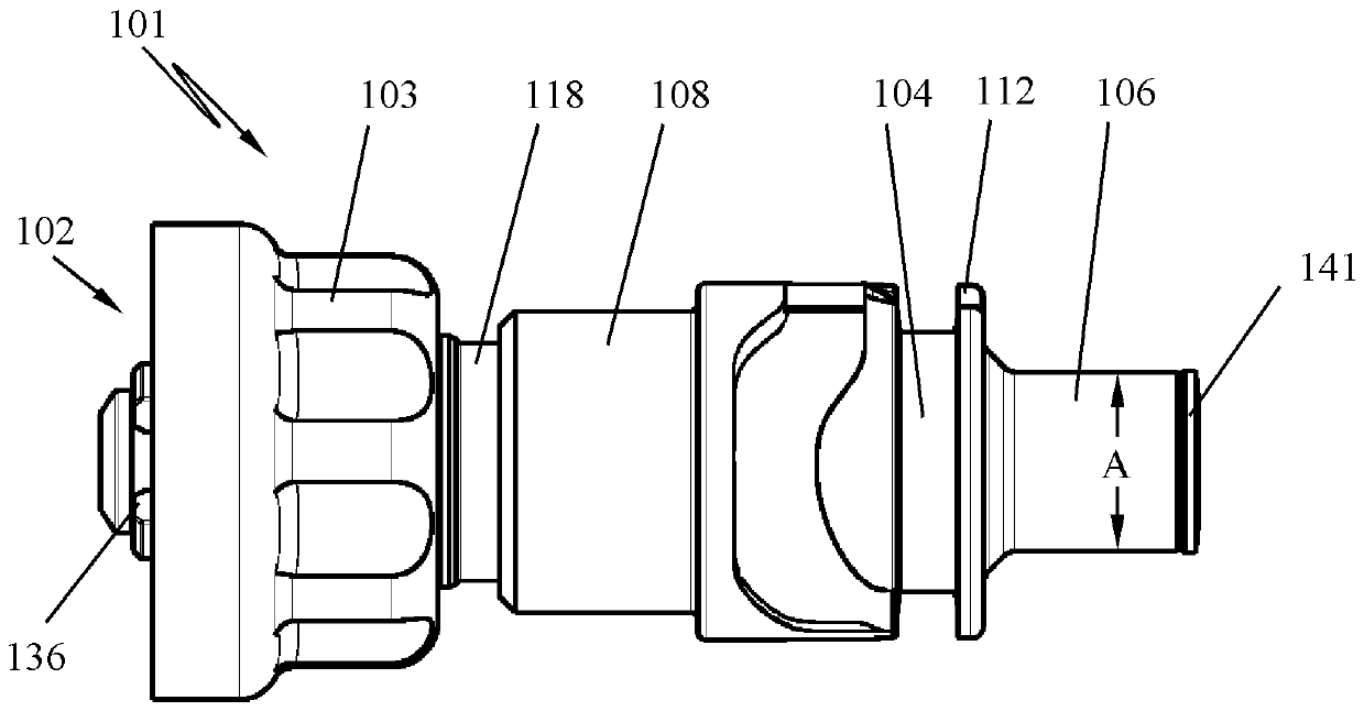 Tank filling device with a vent for a liquid container