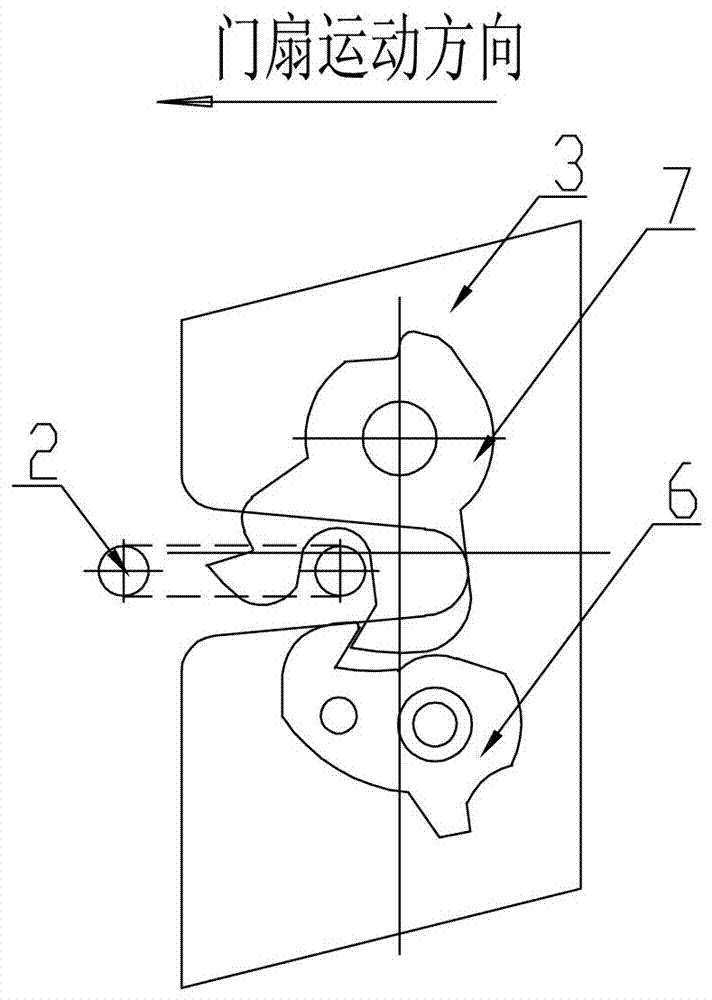 Two-speed integrated hook lock and its locking method