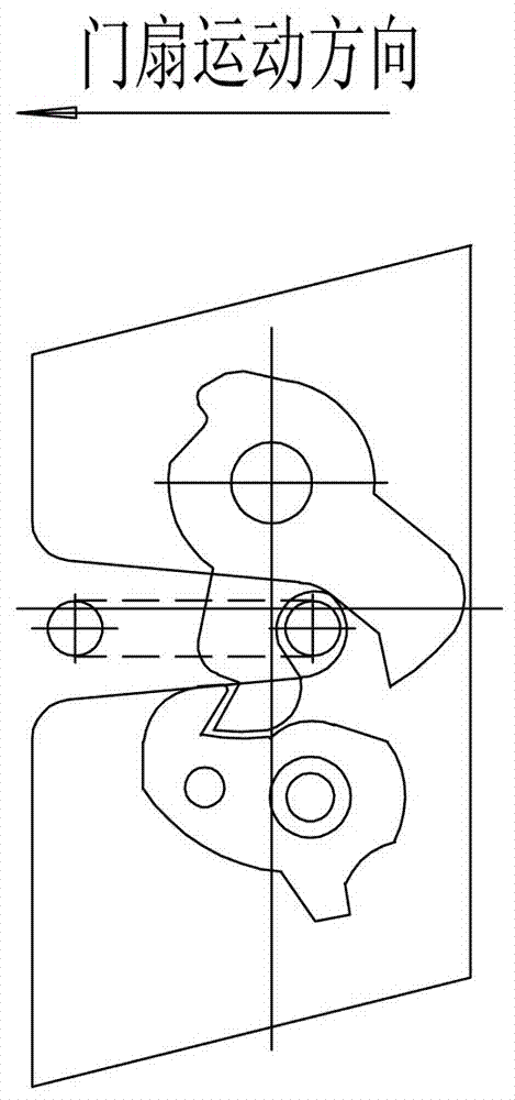 Two-speed integrated hook lock and its locking method