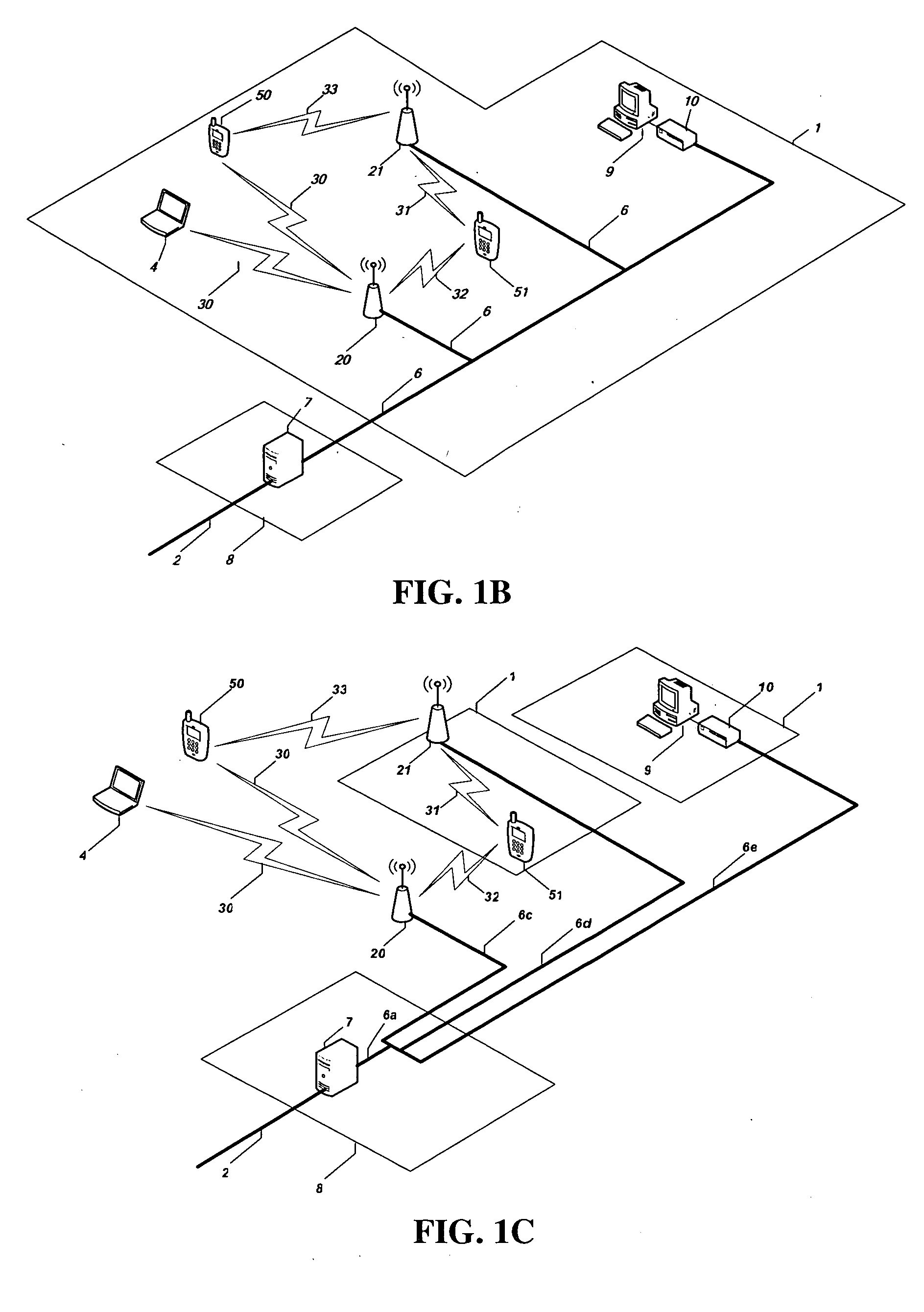 Hybrid point to multipoint communication system