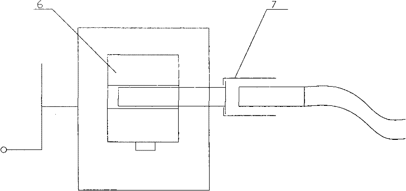 Winding method for fireproof asbestos cloth